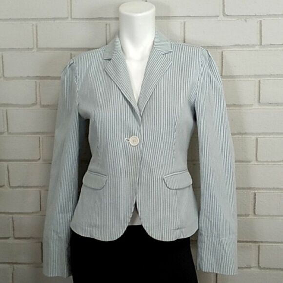 Gap Striped Blazer. Sz 4 - Picture 1 of 13